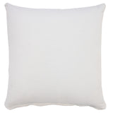 20" X 20" Gray And White 100% Cotton Geometric Zippered Pillow