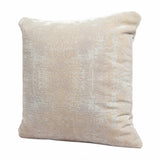 20" X 20" Gray And Beige Polyester Abstract Zippered Pillow