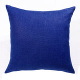 20" X 20" Navy Linen Zippered Pillow