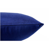 20" X 20" Navy Linen Zippered Pillow