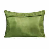 20" X 20" Yellow And Green Polyester Tropical Zippered Pillow