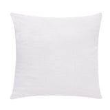 20" X 20" Brown Blue And Off-White 100% Cotton Abstract Zippered Pillow