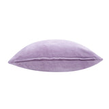 20" X 20" Purple 100% Cotton Zippered Pillow