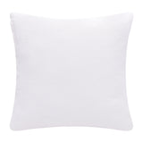 20" X 20" Black And White 100% Cotton Diamond Zippered Pillow