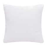 20" X 20" Yellow And White 100% Cotton Diamond Zippered Pillow