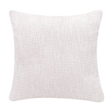 20" X 20" Coral And Ivory 100% Cotton Geometric Zippered Pillow