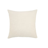 26" X 26" Ivory 100% Cotton Zippered Pillow