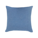 26" X 26" Cobalt Blue 100% Cotton Zippered Pillow