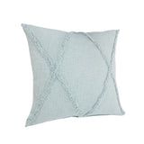 18" X 18" Palladian Blue 100% Cotton Zippered Pillow