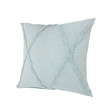 18" X 18" Palladian Blue 100% Cotton Zippered Pillow