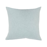 18" X 18" Palladian Blue 100% Cotton Zippered Pillow