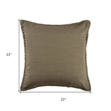 22" X 22" Birch 100% Cotton Zippered Pillow