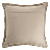 24" X 24" Clay 100% Cotton Zippered Pillow