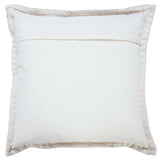 20" X 20" Light Pink 100% Cotton Zippered Pillow