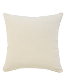 20" X 20" Black And Cream 100% Cotton Striped Zippered Pillow