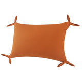 16" X 24" Burnt Orange 100% Cotton Zippered Pillow