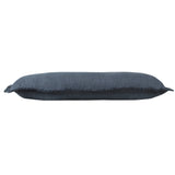 14" X 36" Navy Blue 100% Cotton Zippered Pillow