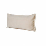 14" X 36" Light Pink 100% Cotton Zippered Pillow