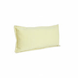 14" X 36" Light Yellow 100% Cotton Zippered Pillow