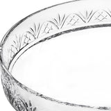 12" Clear Round Crystal Tray