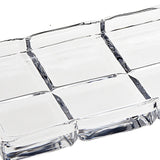 13" Clear Crystal Serving Tray