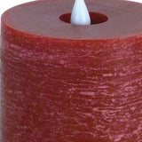 9" Beige Flameless Pillar Candle