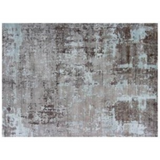 8' X 11' Brown And Silver Hand Loomed Area Rug