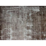 8' X 11' Brown And Silver Hand Loomed Area Rug