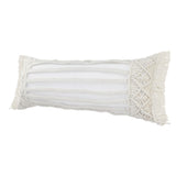 14" X 14" White Unavailable Indoor Outdoor Throw with Unavailable