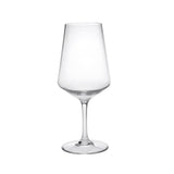 Set of Four Clear Tritan Plastic Stemmed All Purpose Wine Glass