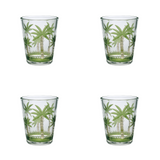 Set of Four Clear Acrylic Stemless Whiskey Glass