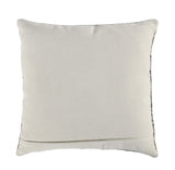 22" X 22" Gray Zippered Handmade Indoor Outdoor Throw Pillow