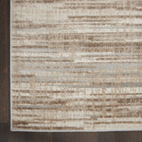 10' x 14' Brown Abstract Power Loom Area Rug