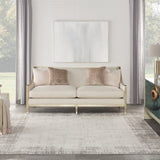 6' x 9' Gray Abstract Power Loom Area Rug