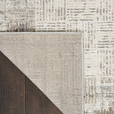 10' x 14' Gray Abstract Power Loom Area Rug