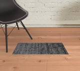 5' X 8' Beige Hand Braided Distressed Area Rug