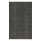 8' X 10' Blue Chevron Hand Woven Area Rug