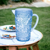 2.5 Quart Blue Paisley Acrylic Pitcher