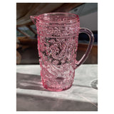 2.5 Quart Pink Paisley Acrylic Pitcher