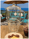 2.5 Quart Clear Swirl Acrylic Pitcher