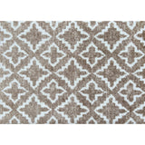 2' X 3' Sand Moroccan Machine Tufted Area Rug With UV Protection