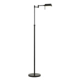 61" Bronze Adjustable Swing Arm Floor Lamp