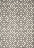 5' x 7' Gray Moroccan Power Loom Area Rug