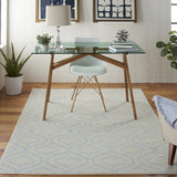 5' x 7' Gray Moroccan Power Loom Area Rug