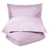 Lilac Queen 100% Cotton 300 Thread Count Washable Duvet Cover Set