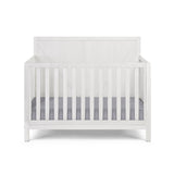 Gray Solid and Manufactured Wood Standard Four In One Convertible Crib