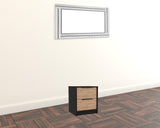 16" Black Four Drawer Standard Dresser