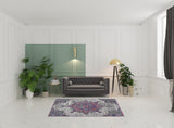 5' x 7' Pink Medallion Power Loom Area Rug