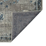 8' x 11' Teal Blue Medallion Power Loom Area Rug