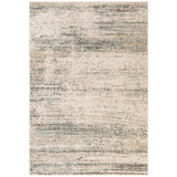 2' x 3' Ivory Striped Power Loom Area Rug